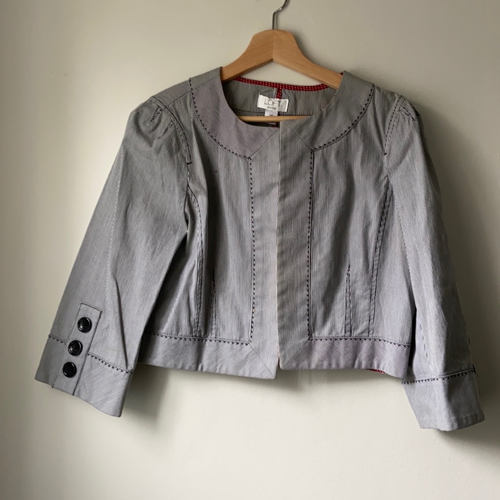 Ann Taylor Loft Cropped Jacket